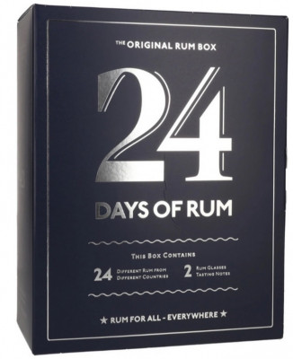 Rum iné Rumový kalendár 24 Days of Rum Modrý 0,02l (bal 24ks) 0,48L, rum, DB