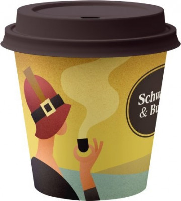Schwarz&Budil Take away pohár 90 ml, 50 ks v balení