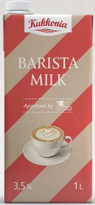 Kukkonia Mlieko UHT Barista 3,5%  1,0L 1L