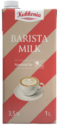 Kukkonia Mlieko UHT Barista 3,5%  1,0L 1L