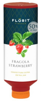 FLORIT jahoda 50% ovocia 900g,PET