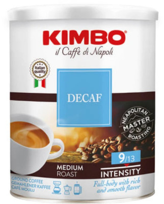 Kimbo Retail DECAF 250g,mlzm, plech