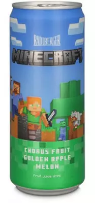 Radlberger Minecraft, nealko, sýtený nápoj 0,33L, plechovka
