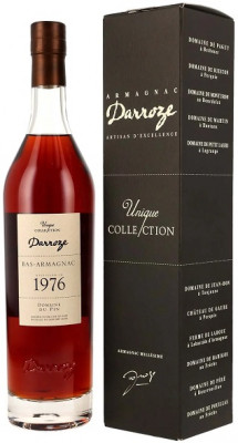 Darroze Bas-Armagnac Unique Collection 1976 Domaine du Pin 44% 0,7L, AOC, arm, DB