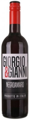 Giorgio & Gianni Negroamaro Salento 0,75L, IGT, r2025, cr, su, sc