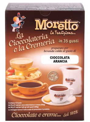 MORETTO Hot Chocolate pomaranč, balenie 12x30g,cok