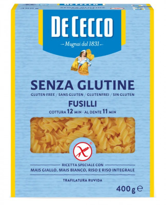 DE CECCO Bezgluténové cestoviny Fusilli 400g