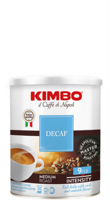 Kimbo Retail DECAF 250g,mlzm, plech