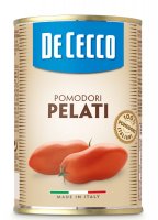 DE CECCO Pomodori pelati Paradajky lúpané, celé, pasterizované, 400 g,ko