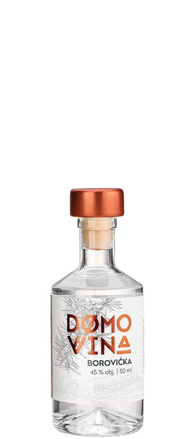 Domovina Borovička 45% 0,05L