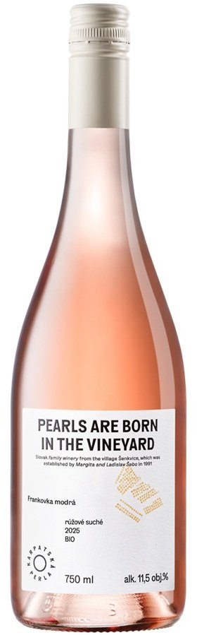 Karpatská Perla "Pearls" Frankovka modrá BIO 0,75L, r2025, vin, ruz, su, sc