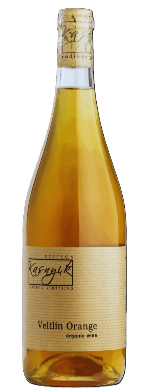 Kasnyik Orange Veltlínske zelené Organic 0,75L, r2022, bl, su