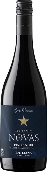 Emiliana Novas Pinot Noir, Gran Reserva, BIO 0,75L, r2025, cr, su