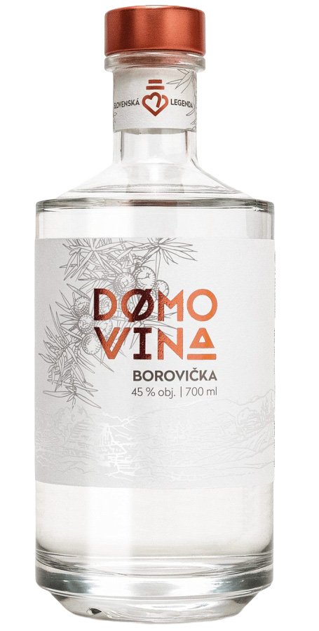 Domovina Borovička  45% 0,7L, destin