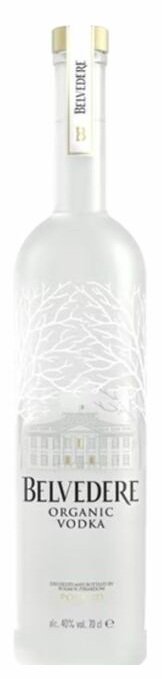 Belvedere organic vodka 40% 0,7L, vodka