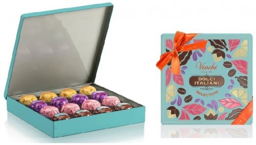 VENCHI DOLCI ITALIANI výber z  čokolád  260g, cca. 16  ks,,cok