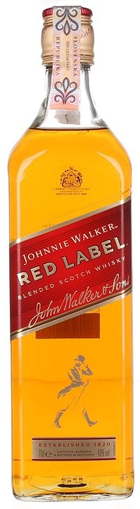 Johnnie Walker Red Label whisky 40% 0,7L, whisky