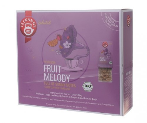 Teekanne Luxury Bag Fruit Melody BIO 20 x 5,5 g,ovocaj