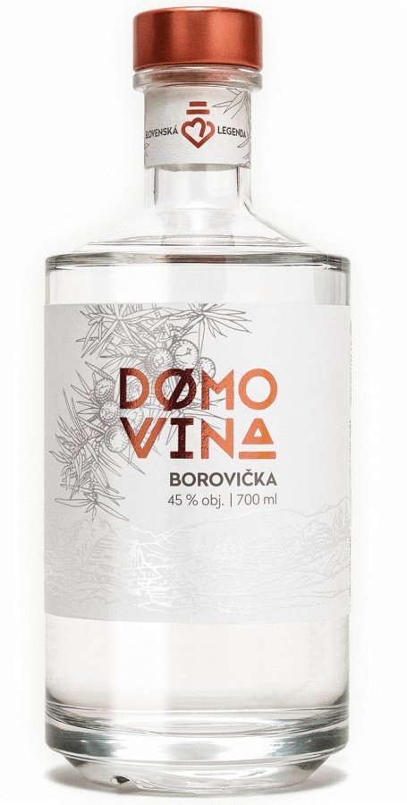 Domovina Borovička  45% 0,7L, destin
