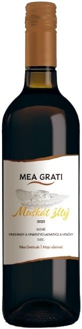 MEA GRATI Muškát žltý 0,75L, r2022, ak, bl, su, sc