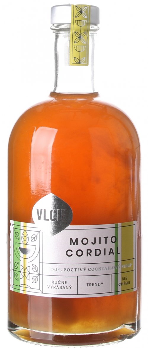 mMMm - Vlčie sirupy Mojito Cordial 0,5L, sirup