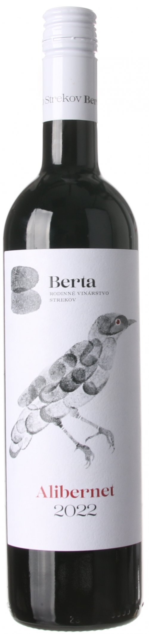 Berta Alibernet 0,75L, r2022, cr, su, sc
