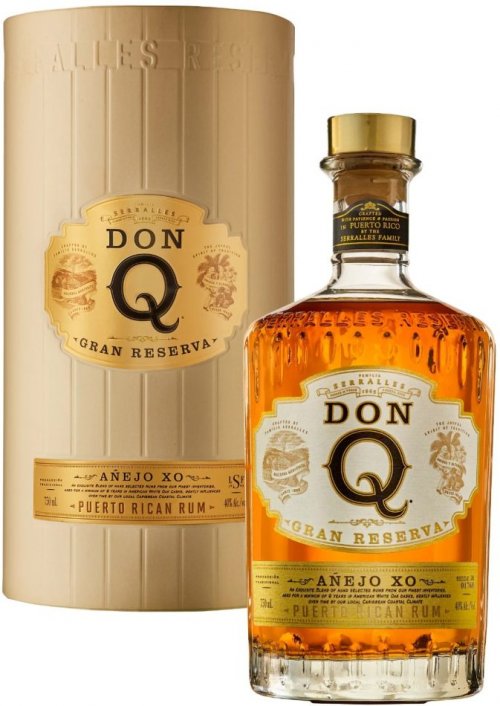 DON Q Gran Reserva Aňejo XO 40% 0,7L, rum, DT