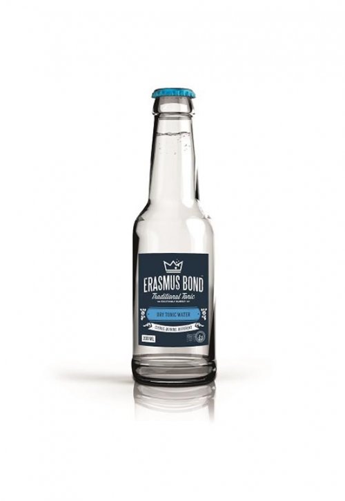 Erasmus Bond Dry Tonic Water 200ml, nealko, sýtený nápoj 0,2L, sklo