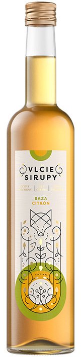 mMMm - Vlčie sirupy Baza- Citrón 1L, sirup