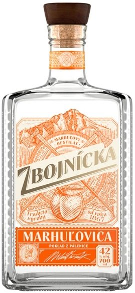 Zbojnícka Marhuľovica 42% 0,7L, ovdest