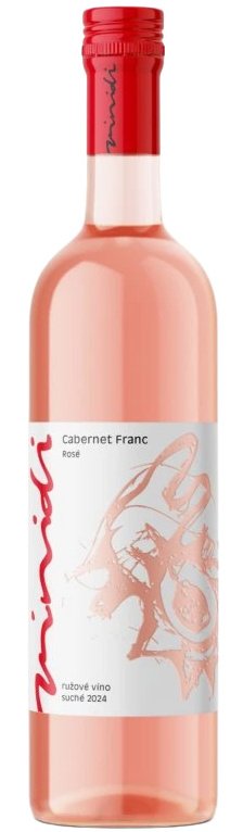 Vinidi Cabernet Franc Rosé 0,75L, r2024, ruz, su