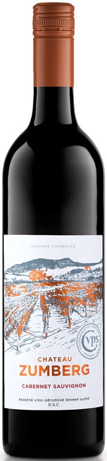 Pavelka Château Zumberg Cabernet Sauvignon 0,75L, r2023, ak, cr, su, sc