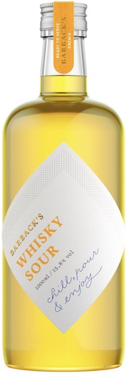 BARBACK’S Whisky sour 15,8 % 1L, miesalknapoj
