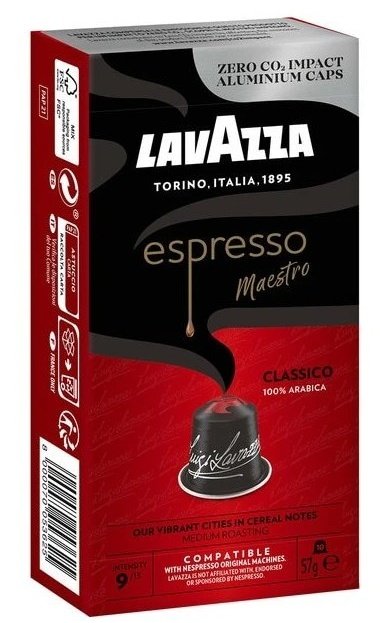 Lavazza NCC ALU Espresso Clasicco 100% A 10x5,7g,ml, kaps