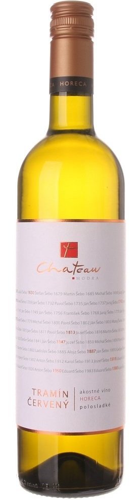 Château Modra Horeca Tramín červený 0,75L, r2024, ak, bl, plsl, sc