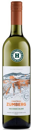 Pavelka Château Zumberg Veltlínske zelené 0,75L, r2025, ak, bl, su, sc
