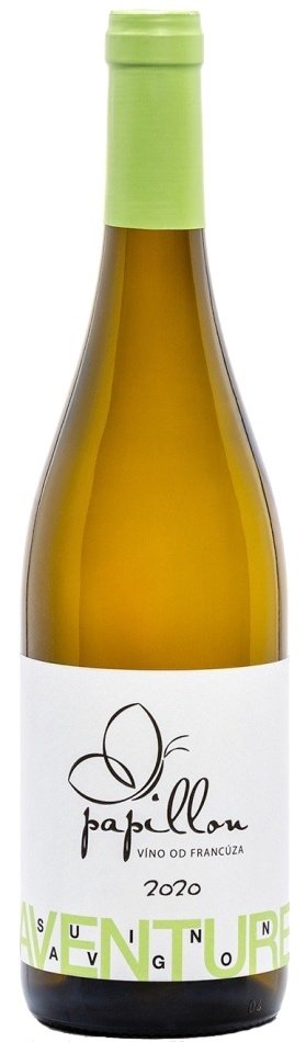 Papillon Víno od Francúza Sauvignon Aventure, BIO 0,75L, r2020, vin, bl, su