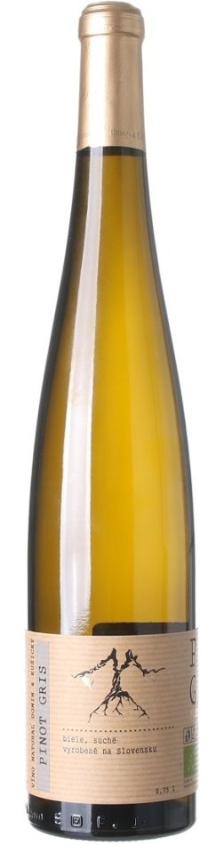 VÍNO NATURAL Domin & Kušický Rulandské šedé BIO 0,75L, r2024, bl, su