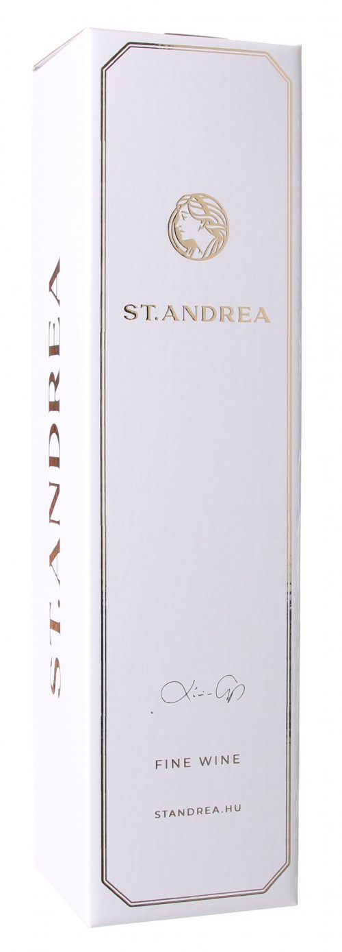 Darčeková krabica St. Andrea na 1 fľašu  biela 325x80x80 mm