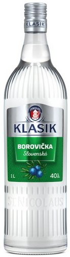 Klasik Slovenská Borovička 40% 1L, destin