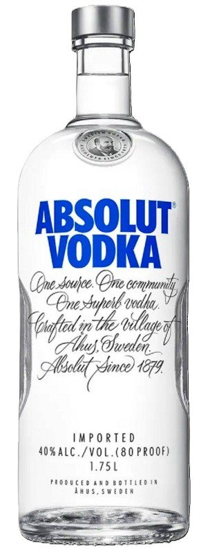 Absolut vodka 40% 1,75L, vodka