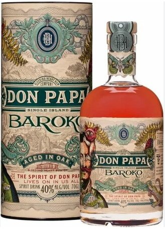 Don Papa Baroko rum 40% 0,7L, rum, DB