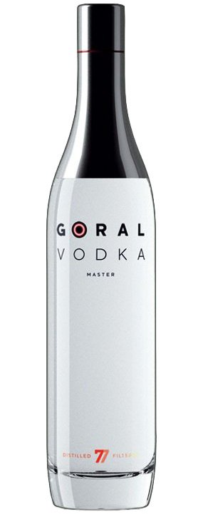 Goral Master vodka 40% 0,7L, vodka