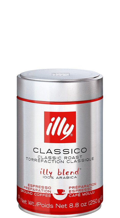 illy Káva mletá Classico 250g,ml, plech