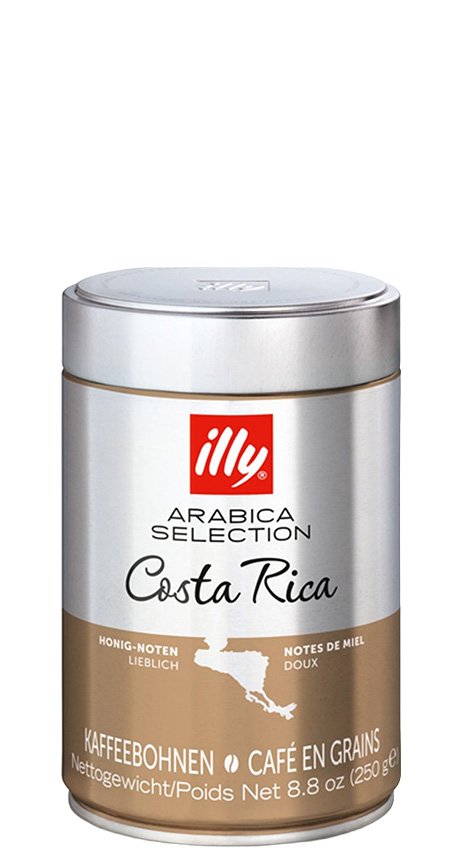 illy Káva zrnková Costa Rica 250g,zrn, plech