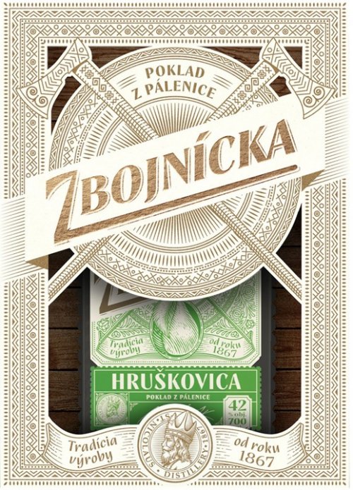 Zbojnícka Hruškovica 42% + Box 0,7L, DB