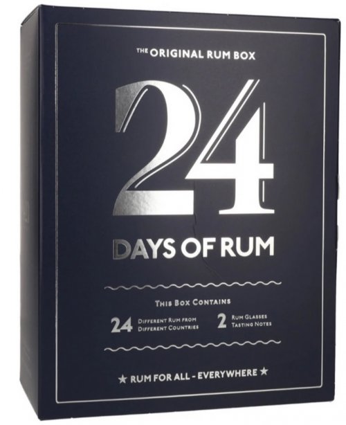 Rum iné Rumový kalendár 24 Days of Rum Modrý 0,02l (bal 24ks) 0,48L, rum, DB