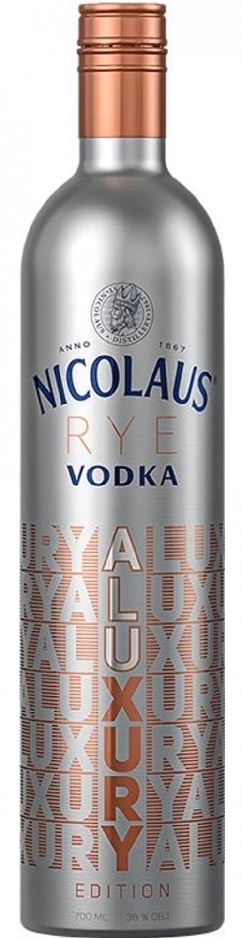 Nicolaus Aluxury Vodka 38% 0,7L