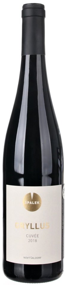 Špalek Gryllus cuvée, BIO 0,75L, r2018, ak, cr, su