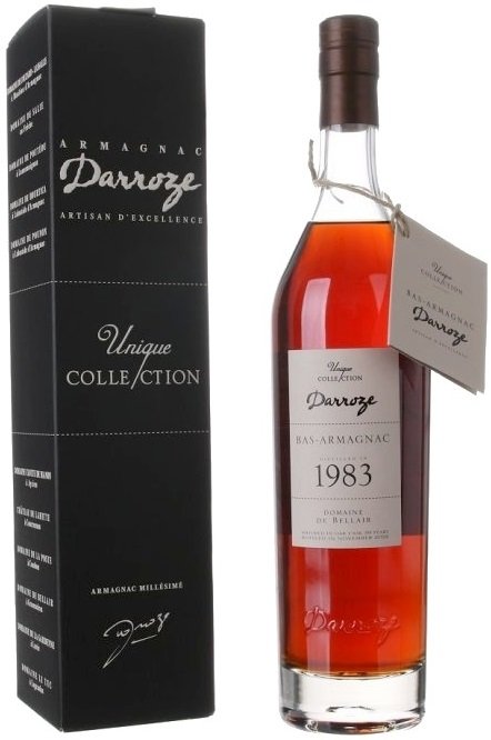 Darroze Bas-Armagnac Unique Collection 1983 Domaine de Bellair 46% 0,7L, AOC, arm, DB